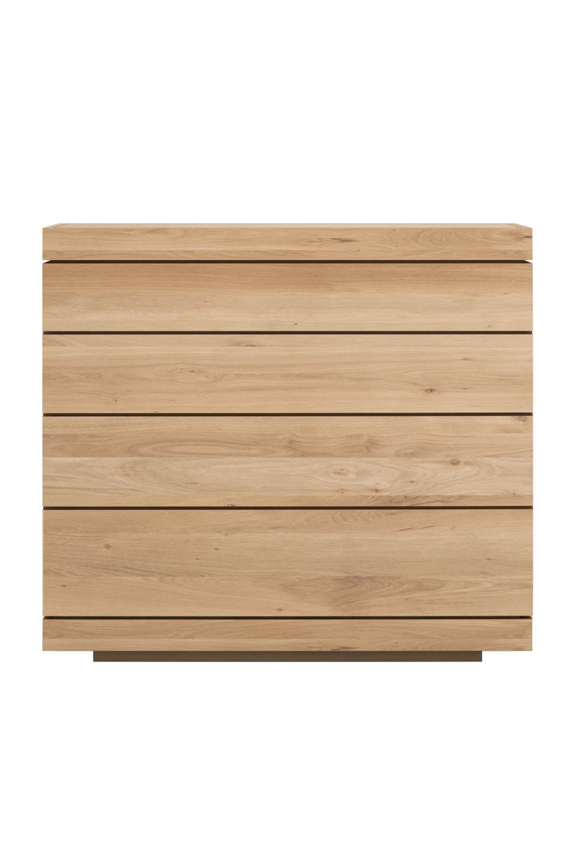 4-Drawer Oiled Oak Dresser | Ethnicraft Burger | OROA TRADE