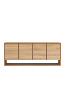 Solid Oak Minimalist Sideboard | Ethnicraft Nordic | Oroatrade.com
