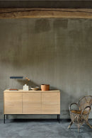 Modern Varnished Oak Sideboard | Ethnicraft Whitebird | Oroatrade.com