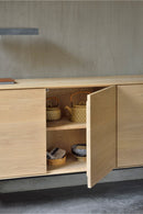 Modern Varnished Oak Sideboard | Ethnicraft Whitebird | Oroatrade.com