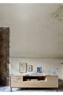 Solid Oak TV Cupboard | Ethnicraft Whitebird | Oroatrade.com