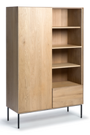 1-Door Oak Wood Cabinet | Ethnicraft Whitebird | OROA TRADE