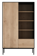 1-Door Oak Wood Cabinet | Ethnicraft Blackbird | OROA TRADE