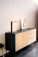 Varnished Oak Sideboard | Ethnicraft Blackbird | Oroatrade.com