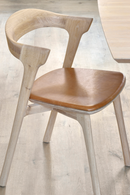 Cushioned Scandinavian Dining Chair | Ethnicraft Bok | Oroatrade.com