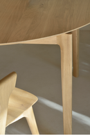 Oak Extendable Round Dining Table | Ethnicraft Bok | Oroatrade.com