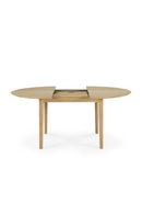 Oak Extendable Round Dining Table | Ethnicraft Bok | Oroatrade.com