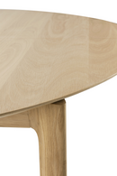 Oak Extendable Round Dining Table | Ethnicraft Bok | Oroatrade.com