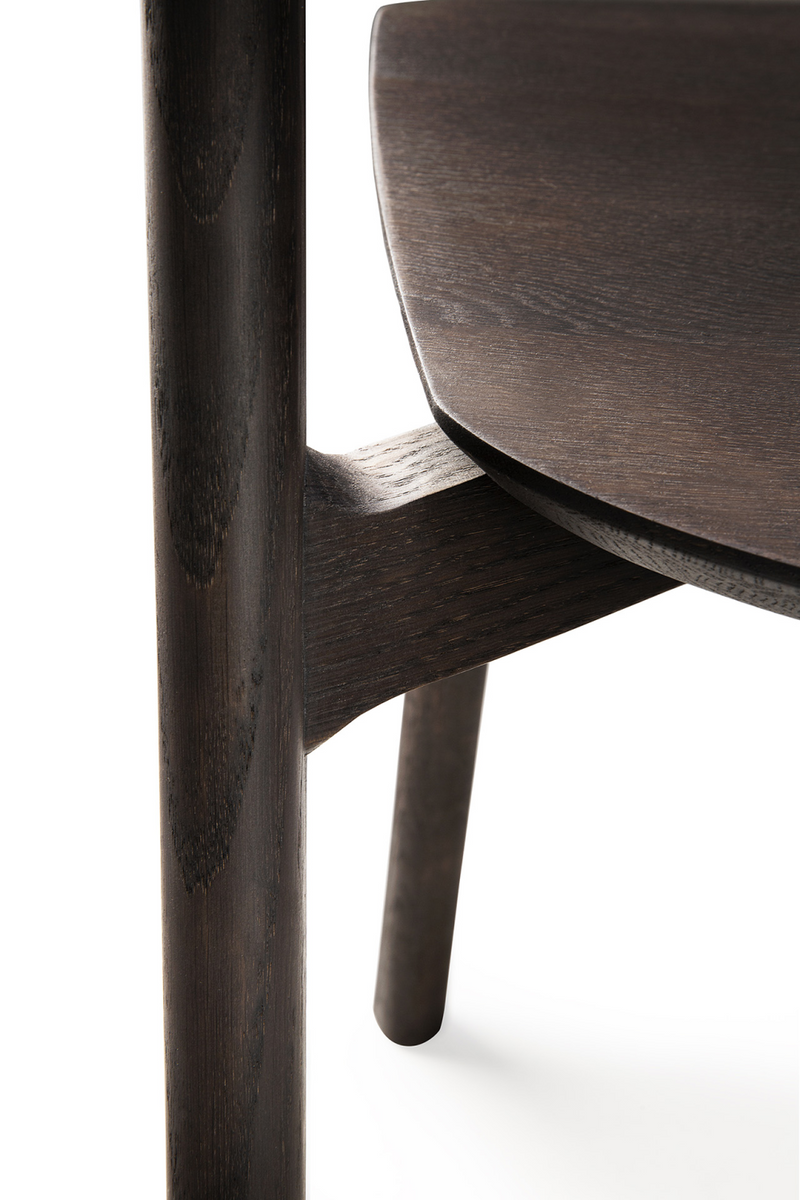 Varnished Oak Classic Dining Chair | Ethnicraft Bok | Oroatrade.com