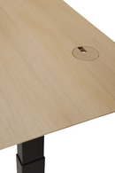 Oak Adjustable Desk M | Ethnicraft Bok | Oroatrade.com
