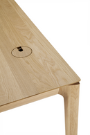 Varnished Oak Desk | Ethnicraft Bok | Oroatrade.com