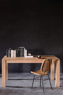 Oiled Oak Extendable Dining Table | Ethnicraft Slice | OROA TRADE