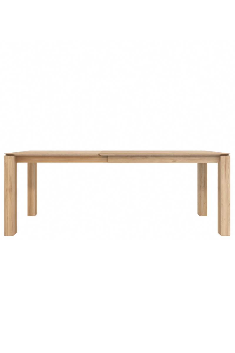 Oiled Oak Extendable Dining Table | Ethnicraft Slice | OROA TRADE