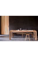 Oiled Oak Extendable Dining Table | Ethnicraft Slice | OROA TRADE