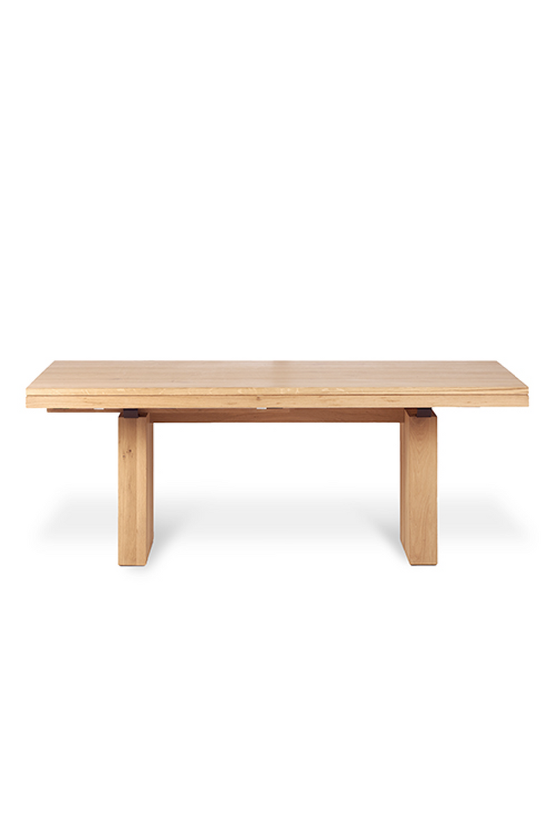 Scandinavian Extendable Oak Dining Table  | Ethnicraft Double | Oroatrade.com