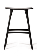 Wooden Backless Barstool | Ethnicraft Osso | Oroatrade.com