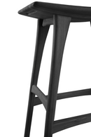 Wooden Backless Barstool | Ethnicraft Osso | Oroatrade.com