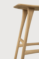 Modern Oak Counter Stool | Ethnicraft Osso | Oroatrade