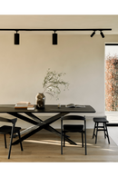 Black Oak Accent Stool | Ethnicraft Osso | Oroatrade.com