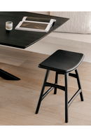 Black Oak Accent Stool | Ethnicraft Osso | Oroatrade.com