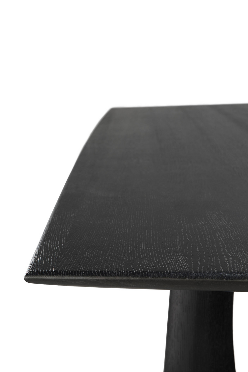 Black Oak Modern Dining Table | Ethnicraft Geometric | Oroatrade.com