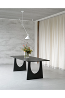 Black Oak Modern Dining Table | Ethnicraft Geometric | Oroatrade.com