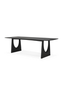 Black Oak Modern Dining Table | Ethnicraft Geometric | Oroatrade.com