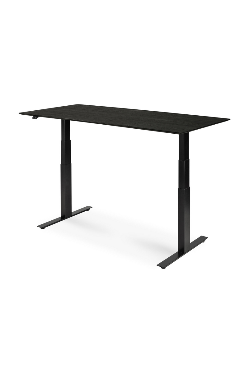 Oak Adjustable Desk M | Ethnicraft Bok | Oroatrade.com