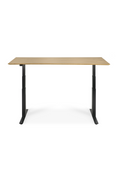 Oak Adjustable Desk M | Ethnicraft Bok | Oroatrade.com