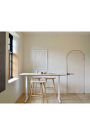 White Metal Adjustable Desk Base | Ethnicraft Bok | Oroatrade.com