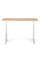 White Metal Adjustable Desk Base | Ethnicraft Bok | Oroatrade.com