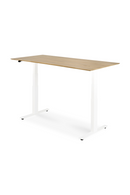 White Metal Adjustable Desk Base | Ethnicraft Bok | Oroatrade.com