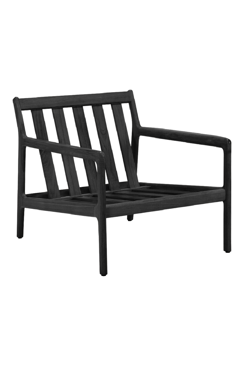 Outdoor Black Teak Lounge Chair | Ethnicraft Jack | Oroatrade.com