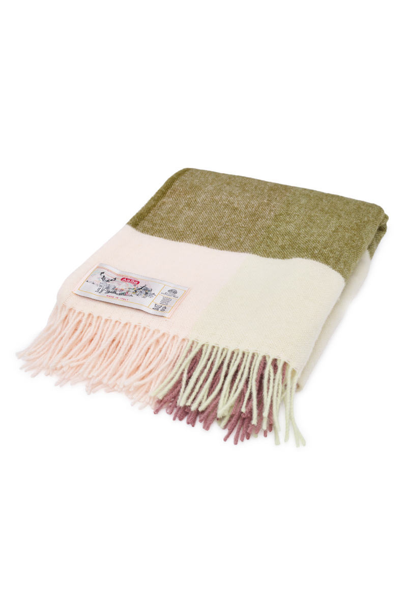 Wool Fringed Blanket | Fatboy Colour Blend | Oroatrade.com