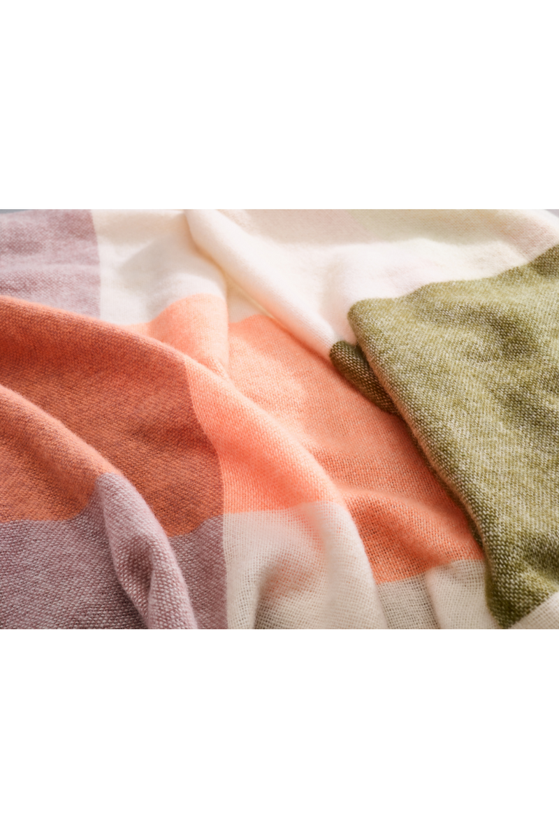 Wool Fringed Blanket | Fatboy Colour Blend | Oroatrade.com