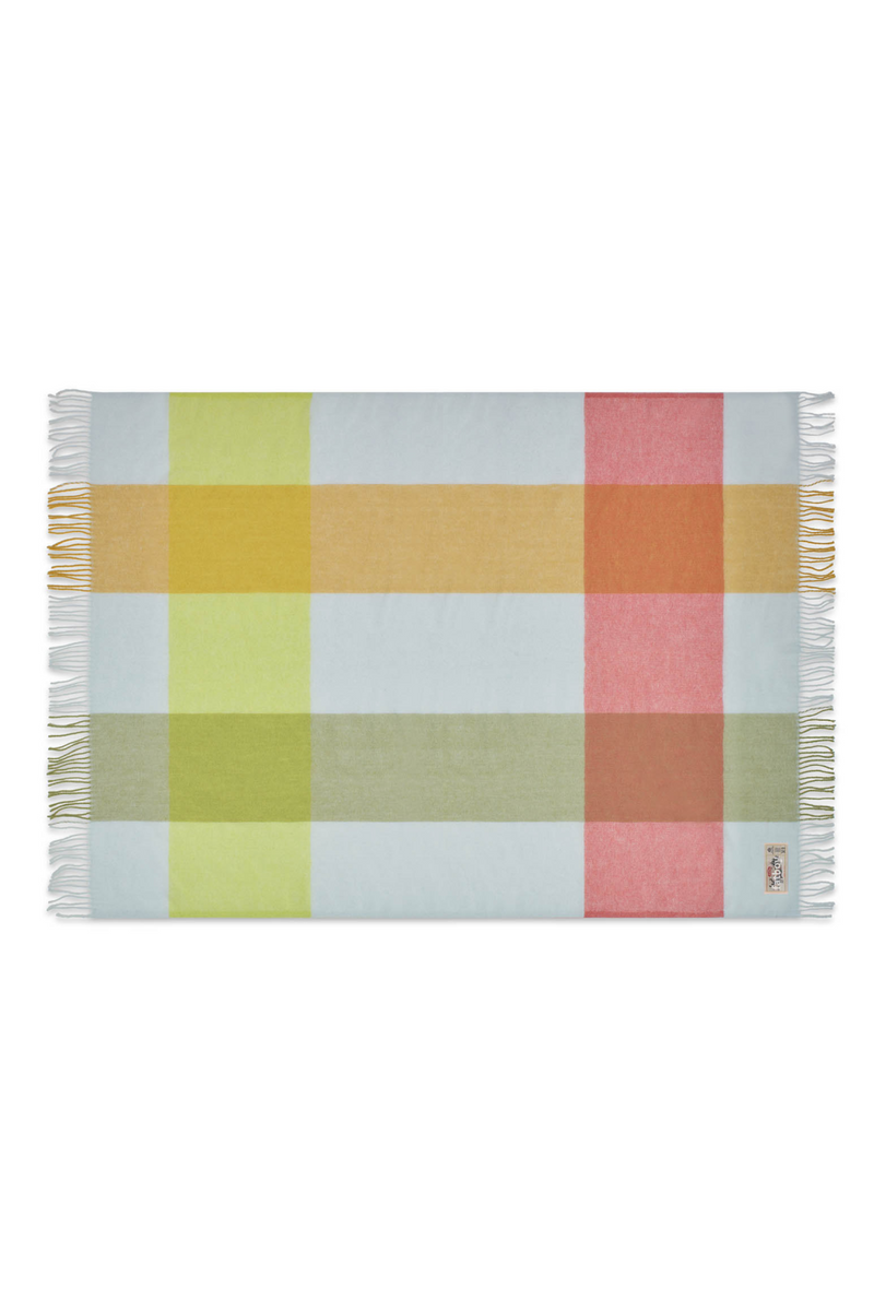 Wool Fringed Blanket | Fatboy Colour Blend | Oroatrade.com