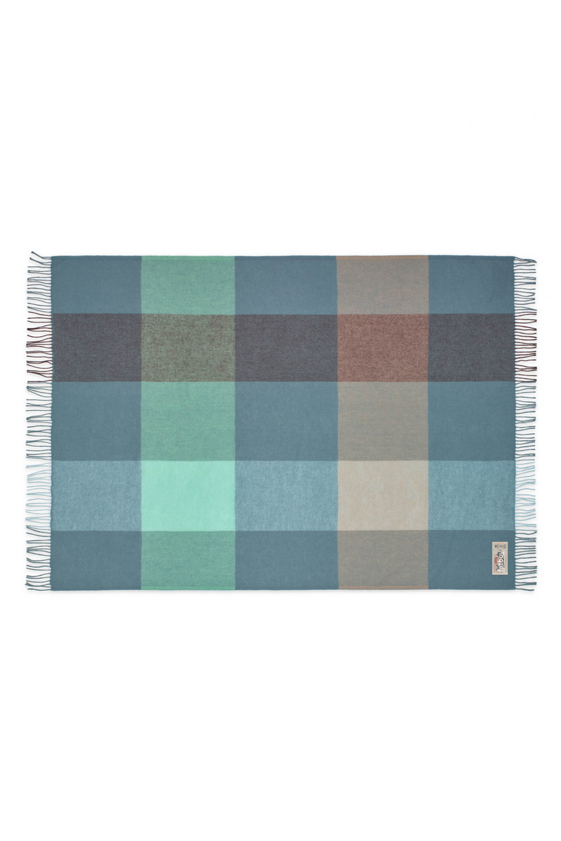 Wool Fringed Blanket | Fatboy Colour Blend | Oroatrade.com