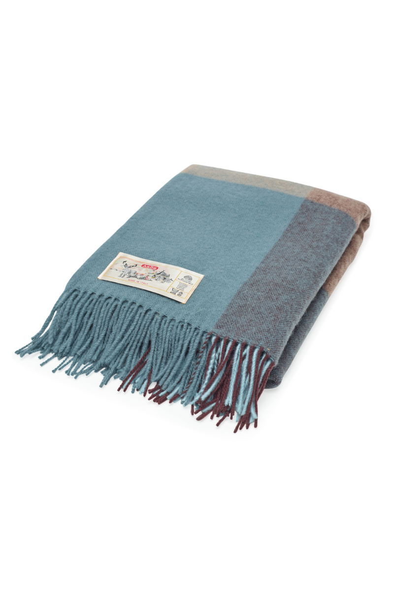 Wool Fringed Blanket | Fatboy Colour Blend | Oroatrade.com