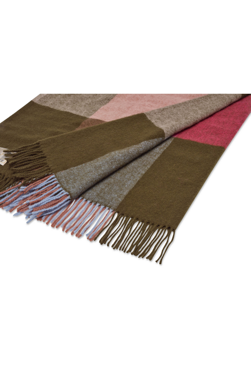 Wool Fringed Blanket | Fatboy Colour Blend | Oroatrade.com