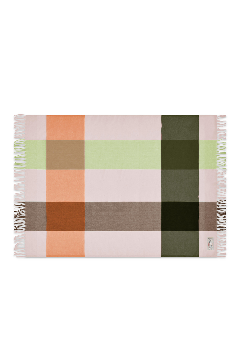 Wool Fringed Blanket | Fatboy Colour Blend | Oroatrade.com