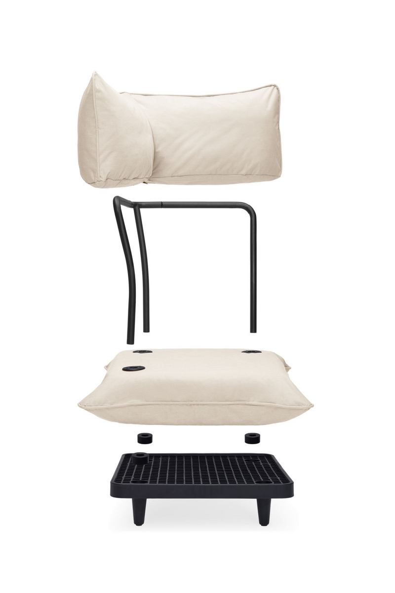 Minimalist Outdoor Corner Seat | Fatboy Paletti | Oroatrade.com