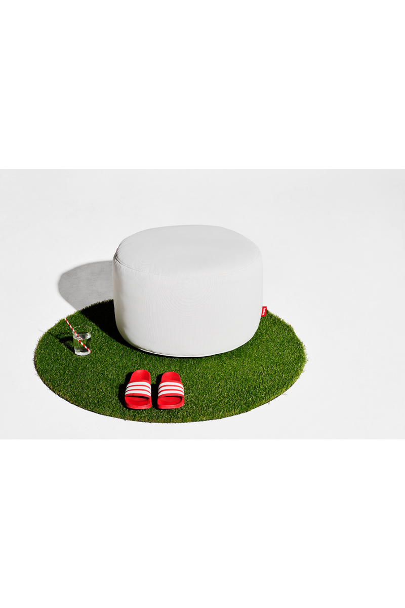 Round Upholstered Outdoor Ottoman L | Fatboy Point | Oroatrade.com