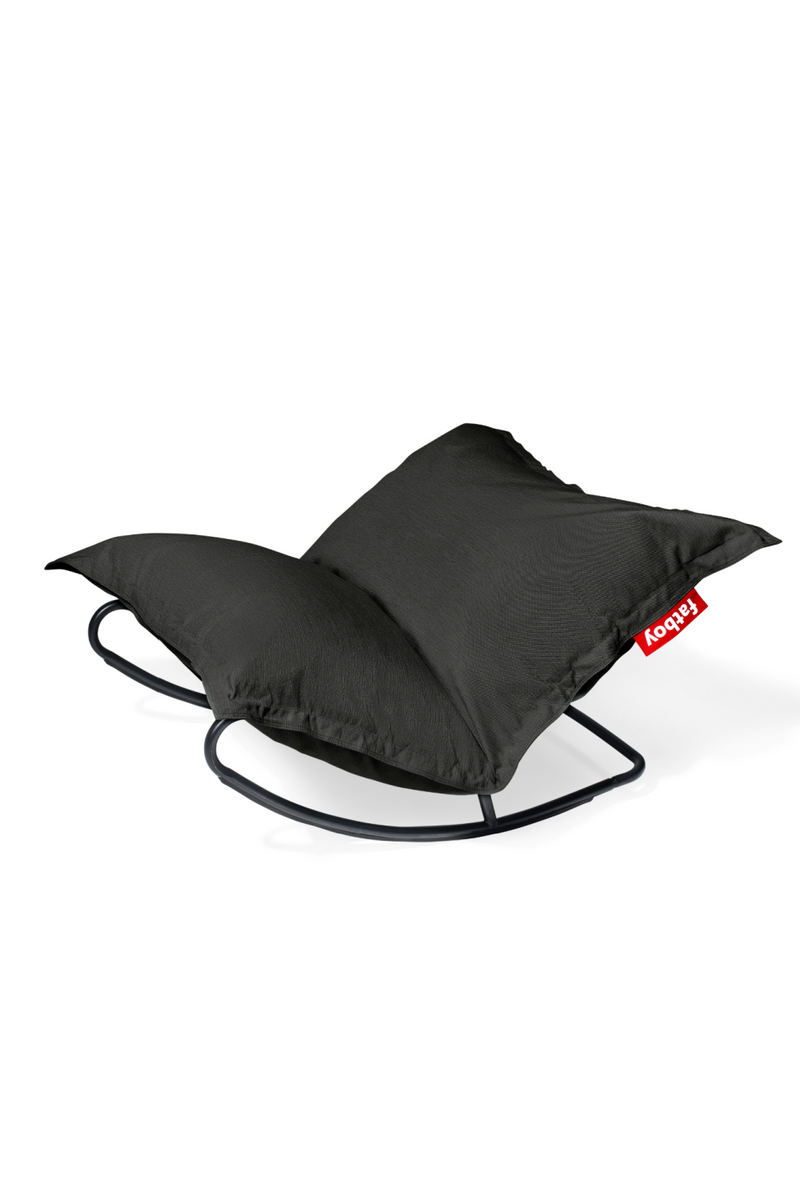 Modern Outdoor Bean Bag With Rocking Chair | Fatboy Original Slim + Rock 'n Roll | Oroatrade.com