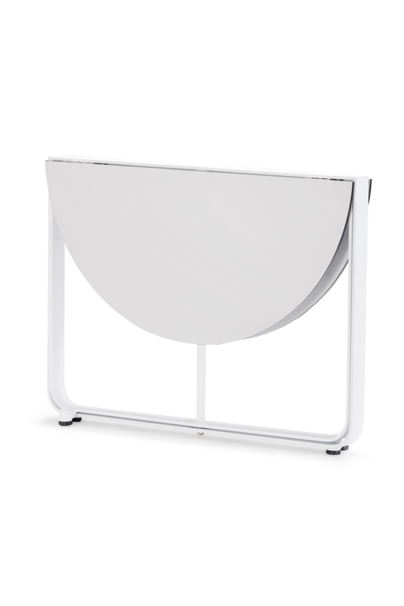 White Outdoor Round Table | Higold Clint | Oroatrade.com