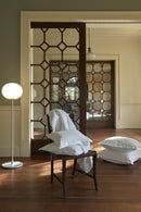 White Combed Cotton Euro Sham | Amalia Home Sintra | Oroatrade.com