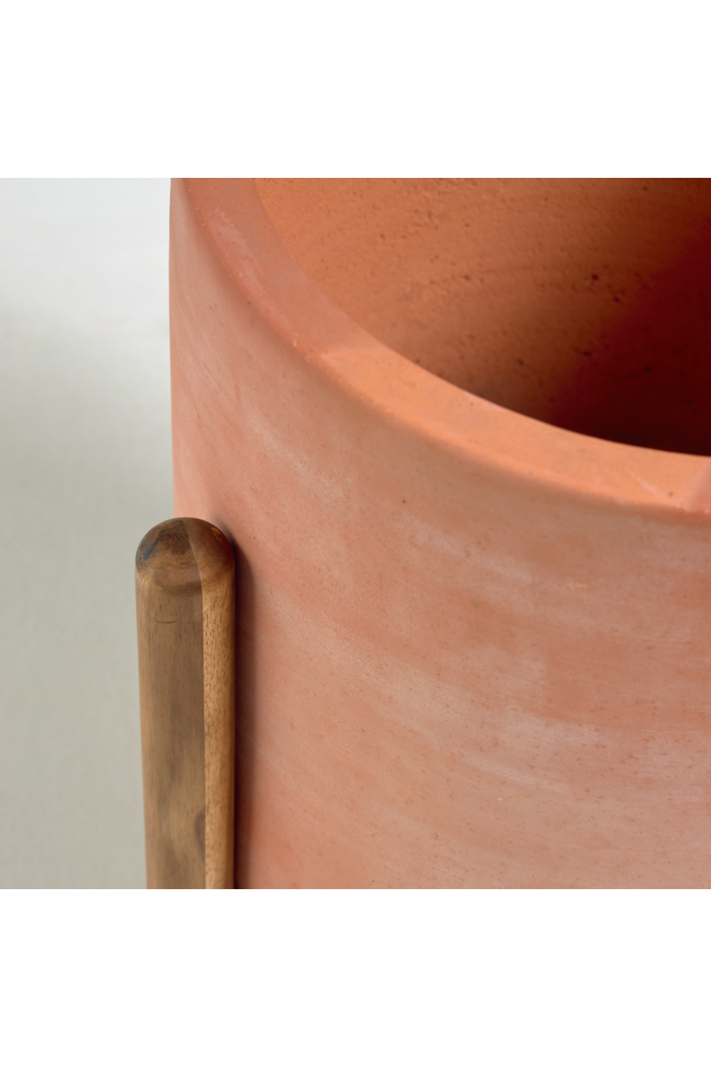 Pink Terracotta Planter  M | La Forma Dalva | Oroatrade.com