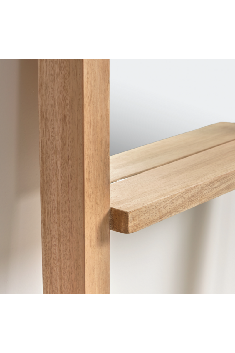 Leaning Ladder With Mirror | La Forma Flavina | Woodfurniture.com