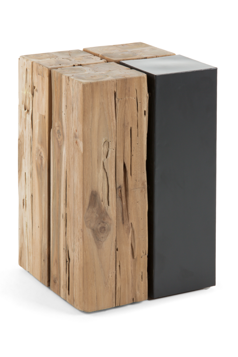 Solid Teak Wood Side Table | La Forma Kwango | Oroatrade.com
