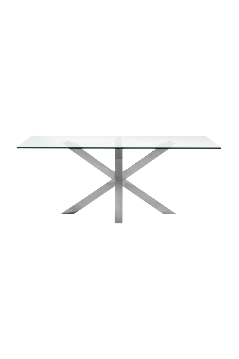 Rectangular Glass Dining Table | La Forma Argo | Oroatrade.com