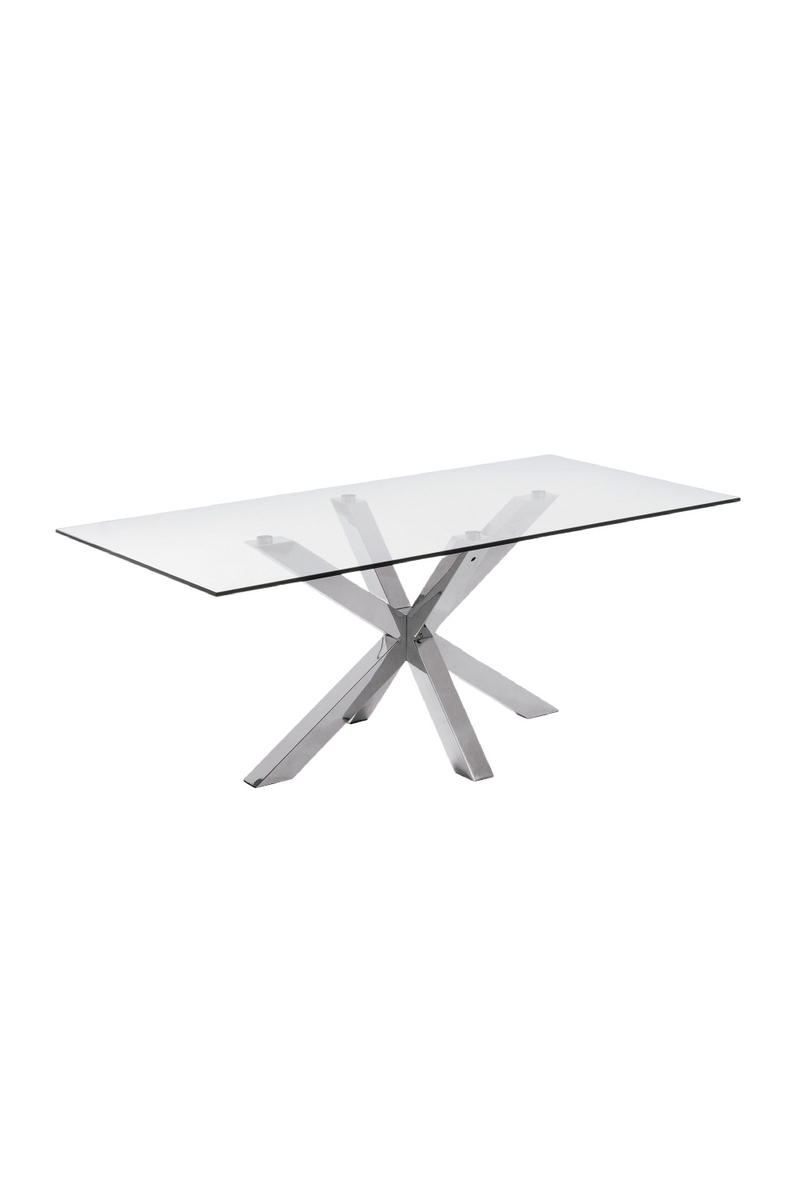 Rectangular Glass Dining Table | La Forma Argo | Oroatrade.com